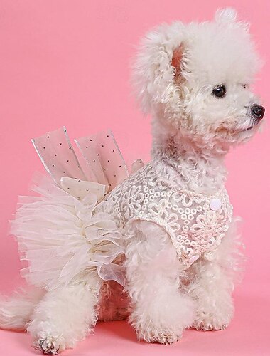  ρούχα για σκύλους νυφικά κατοικίδια νυφικές φούστες γάμος bixiong vip πριγκίπισσα σε στυλ γάτα νυφικό