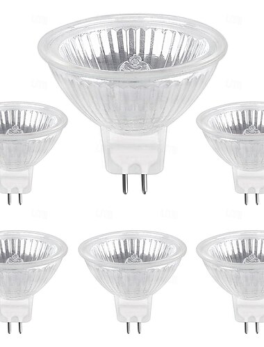  6 יחידות 50 W נורות הלוגן 600 lm MR16 MR16 1 LED חרוזים 12 V