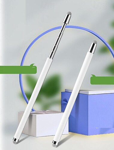  4-teiliger skalierbarer kapazitiver Stift für universelle Verwendung für alle Touchscreen-Tablets, tragbar, neues Design, 2-in-1-Stift, ABS-Aluminiumlegierung