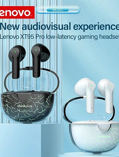  Lenovo XT95 Pro Drahtlose Ohrhörer TWS-Kopfhörer Im Ohr Bluetooth 5.1 Stereo Mit Ladebox Eingebautes Mikro für Apple Samsung Huawei Xiaomi MI Für den täglichen Einsatz Reisen Trekking Handy