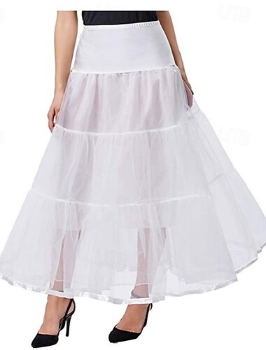  Retro Vintage 1950er Reifrock Krinoline Tüllrock Braut Einfarbig Damen Königstag Halloween Maskerade Hochzeit Party Alltagstauglich Erwachsene Rock