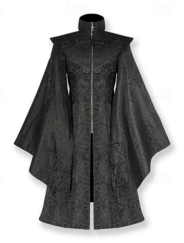  Punk & Gothic Middeleeuws Steampunk Jas Trenchcoat Ren Faire Heks Voor heren Stoompunk Walpurgisnacht Maskerade Casual / Dagelijks Volwassenen Jas