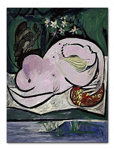  Mintura, handgefertigt, Pablo Picasso, berühmte Ölgemälde auf Leinwand, Heimdekoration, moderne Wandkunst, abstraktes Porträtbild für Heimdekoration, gerolltes, rahmenloses, ungedehntes Gemälde