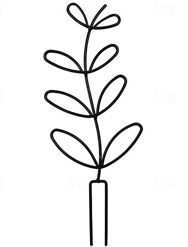  Estrutura de escalada para plantas, estrutura de ferro para escalada em rattan, vaso de plantas ao ar livre, suporte de ferro, haste de fixação