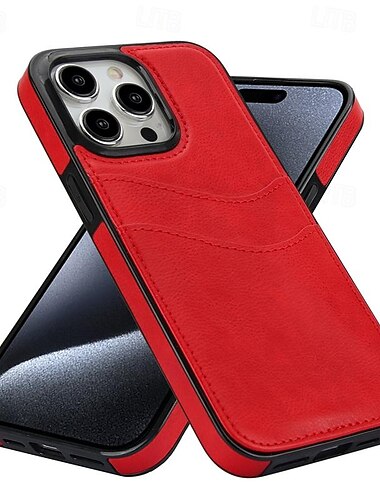  telefon Maska Pentru iPhone 16 iPhone 15 Pro Max iPhone 14 13 12 11 Pro Max Mini SE X XR XS Max 8 7 Plus Capac Spate Ultra Subțire Neîngălbenește Loc pentru card Retro TPU PU piele