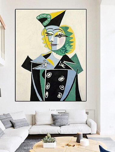  Pablo Picasso Rahmenporträt von Nush Eluard