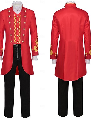  レトリ／ヴィンテージ パンク＆ゴシック 中世 コート ブラウス / シャツ パンツ 紳士 仮装 男性用 ハロウィーン カーニバル マスカレード パーティー／フォーマル ヴェネツィアのカーニバル 成人 コート ブラウス パンツ