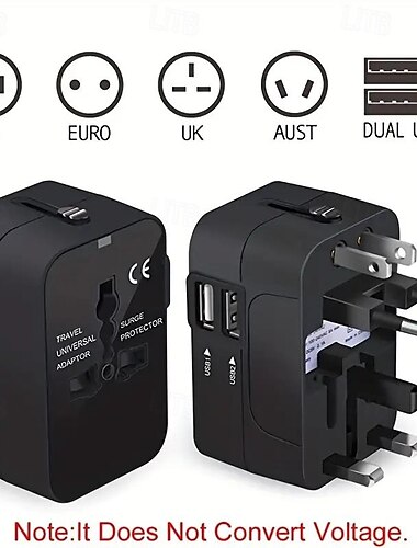 שקע ממיר רב-פונקציונלי תקע ממיר רב-USB שקע ממיר עולמי