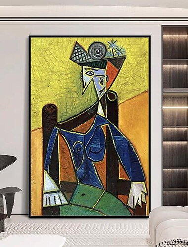  مصنوع يدوي هانغ رسمت النفط الطلاء رسمت باليد عمودي مشهور الناس معاصر كلاسيكي بدون إطار داخلي