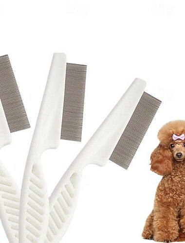  Hunde Hasen Katzen Pelzige Kleintiere Haustiere Pflege Kunststoff Edelstahl Pflege Set Kämme Hund sauber Versorgung Tragbar Massage Waschbar Bequem Lässig / Alltäglich Haustiere Pflegezubehör 1