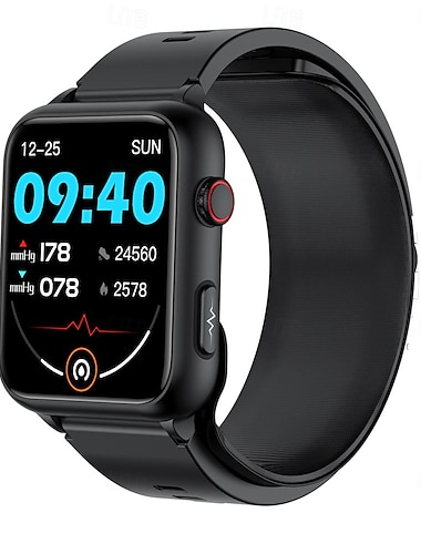 696 TK63 Montre intelligente 1.91 pouce Smartwatch Montre Connectée Bluetooth Podomètre Rappel d'appel Moniteur de Sommeil Compatible avec Android iOS Unisexe Appels Mains Libres Rappel de Message