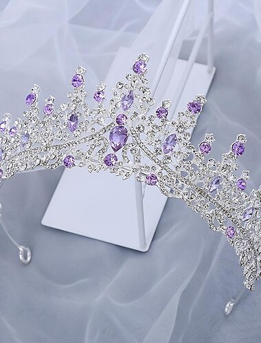  brud krone legering hår tilbehør brudekjoler diamant hår bøyler galvaniserte bursdag krone middag bryllup hodeplagg