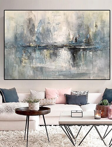  pictură mare pânză artă de perete pictată manual pictură abstractă pe pânză artă de perete texturată pictură acrilică abstractă artă abstractă mare pânză