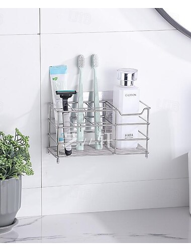  tannbørsteholder og baderomstilbehør 4 spor tannbørsteholder for bad