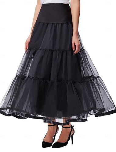  Années 1950 Jupe à cerceaux Tutu Sous jupe Déguisements et accessoires Couleur Unie Princesse Femmes Performance Mariage Soirée Adulte Jupon