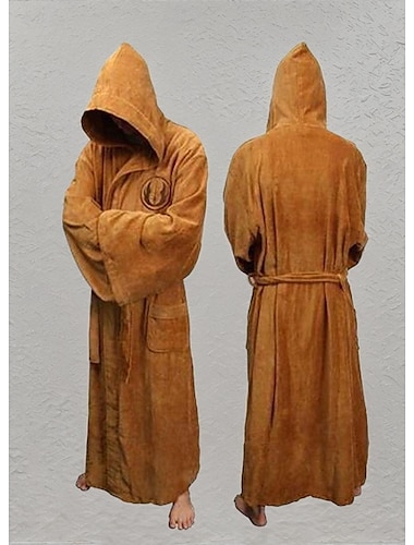  Hombre Pijamas Túnica Albornoces bata de baño Estampados Elegante Casual Confort Hogar Diario Cama Franela Comodidad Templado Sudadera Manga Larga Bolsillo Cinturón Incluido Otoño Invierno Negro