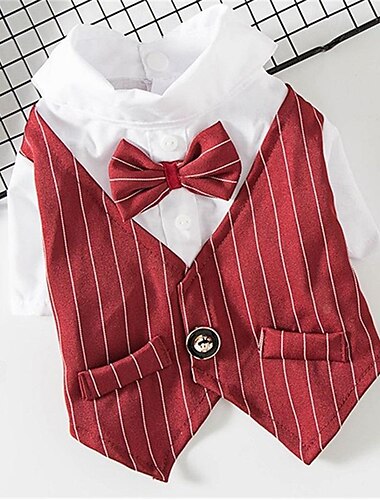  Honden Katten Pak Modieus Feest Winter Ademend Zacht Wasbaar Comfortabel Buiten Casual / Dagelijks Hondenkleding for Bichon Frise pomeranian kleine huisdieren Vlinder Small