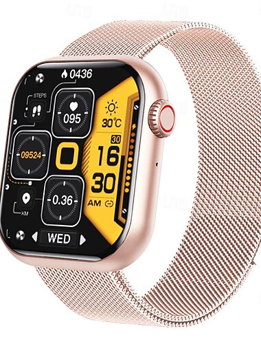  F57 Smart klocka 1.91 tum Smart Klocka Blåtand Stegräknare Samtalspåminnelse Aktivitetsmonitor Kompatibel med Android iOS Unisex Lång standby Handsfreesamtal Vattentät IP 67 35mm klockfodral