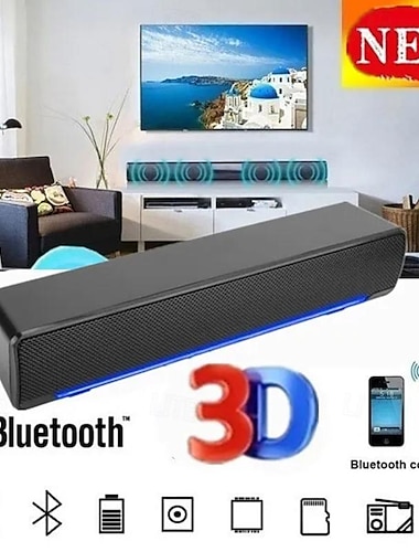  LITBest X8 Bluetooth högtalare Blåtand USB Bärbar LED ljus Mini Högtalare Till PC Bärbar dator TV