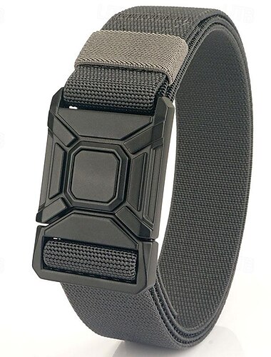  Herren Gürtel Taktischer Gürtel Hüftgurt Schwarz Kachi Aleación Langlebig Einstellbar Glatt Outdoor Täglich