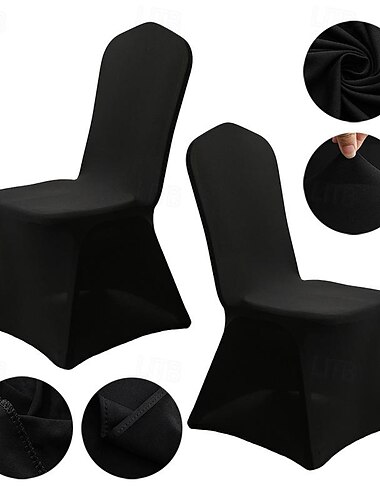  Stretch-Spandex-Klappstuhlhussen 1 Stück universell passender Stuhlbezug Schutz für Hochzeitsparty Bankett Feiertage Feier Dekoration
