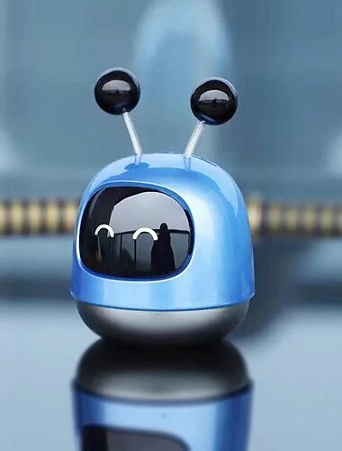  Auto-Lufterfrischer, kreativer Mini-Roboter-Entlüftungsclip, Parfüm-Aroma, Lüftungsauslass, Aromatherapie, Automobil-Innenraum