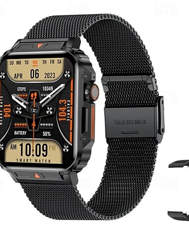  iMosi L81 Εξυπνο ρολόι 1.95 inch Έξυπνο ρολόι Bluetooth Βηματόμετρο Υπενθύμιση Κλήσης Παρακολούθηση Ύπνου Συμβατό με Android iOS Γυναικεία Άντρες Κλήσεις Hands-Free Αδιάβροχη Έλεγχος Μέσων IP68