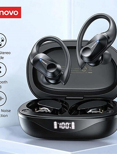  Lenovo LP75 Écouteurs sans fil TWS Casques oreillette bluetooth 耳夹 Bluetooth 5.2 IPX5 Basses profondes Longue durée de vie de la batterie pour Apple Samsung Huawei Xiaomi MI Aptitude Fonctionnement