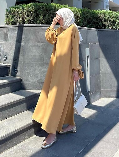  Női Ruhák Abaya Vallásos szaúd arab arab muszlim Ramadan Felnőttek Ruha