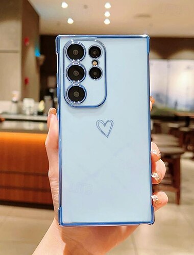  teléfono Funda Para Samsung galaxia S25 S24 S23 S23 FE S22 S21 ultra plus A55 5G A35 5G A25 A15 Funda Trasera Antigolpes TPU Enchapado