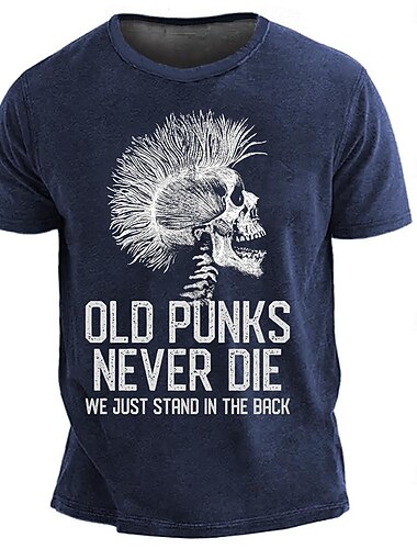  Men's Graphic T Shirt Short Sleeve T shirt 3D Print Crew Neck Shirt Retro Vintage Street Style Sports Outdoor Holiday Going out Black Blue Purple Spring & Summer Clothing Apparel S M L XL XXL XXXL