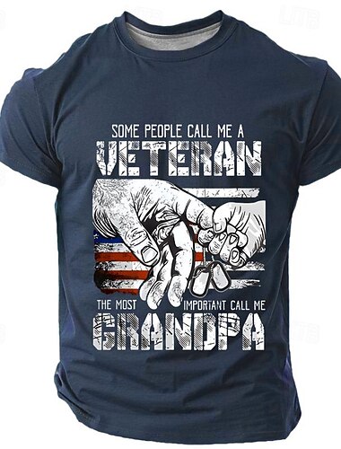  4 juillet 2026 250e jour du souvenir T-shirt homme patriote patriotique imprimé en 3D à col rond à manches courtes Daily Street