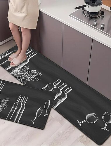  كؤوس النبيذ منطقة البساط المطبخ البساط حصيرة عدم الانزلاق النفط برهان الطابق حصيرة غرف معيشة البساط داخلي في الهواء الطلق حصيرة غرفة نوم ديكور الحمام حصيرة مدخل البساط باب حصيرة