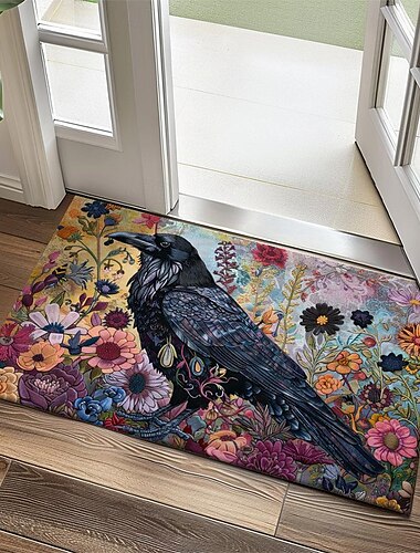  Papercut Parrots Doormat Kitchen Mat Floor Mat Non-Slip Area Rug Oil Proof Rug Indoor Outdoor Mat Bedroom Decor Bathroom Mat Entrance Rug
