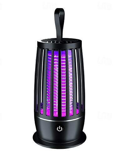  Insektenvernichter, Innenlicht mit Aufhängering, tragbare USB-Lampe zur Beseitigung von Sabbern und Geifern, geeignet für Zuhause, Schlafzimmer, Camping
