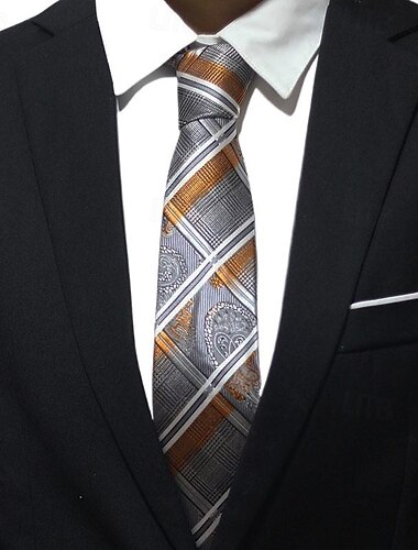  1buc cravata barbat gri latime mire cravata mire 8cm cravata business manager
