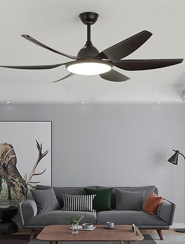  takvifter med lys 137cm led trinnløs dimmende takvifte til hjemmet med fjernkontroll downrod-feste for barnerom stue soverom