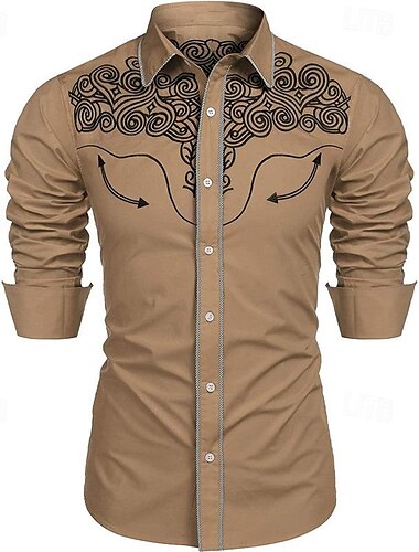 Clásico Retro Antiguo siglo 18 Blusa / Falda Vaquero del oeste Hombre Mascarada Uso Diario Despedida de Soltera Adulto Camisas Todas las Temporadas