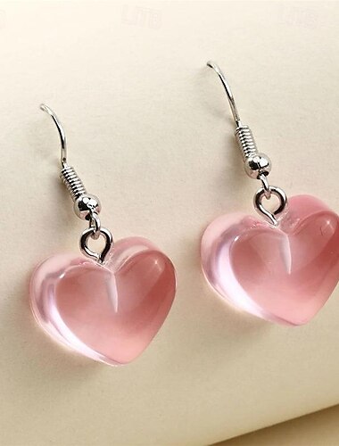  1 Par Pendientes colgantes For Mujer Regalo Cita Cumpleaños Legierung Lujoso De moda