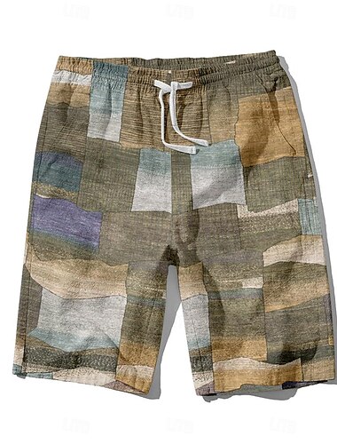  Men's Colorful Swim Trunks Swim Shorts Board Shorts Mid Waist Hawaiian Casual Holiday Beach Drawstring with Mesh lining Elastic Waist Designer Clothing Apparel