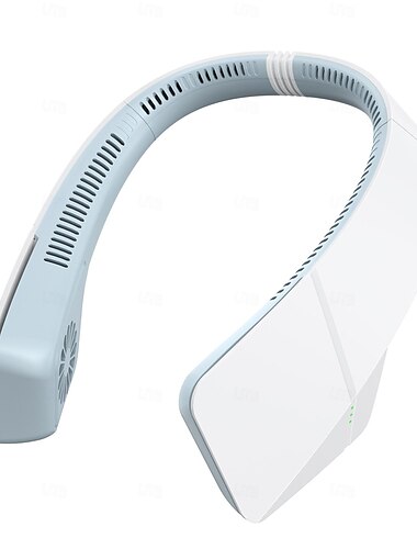  blattloser hängender Nackenventilator, USB-Mini, leiser, mehrstufig einstellbarer, intelligenter kleiner Ventilator