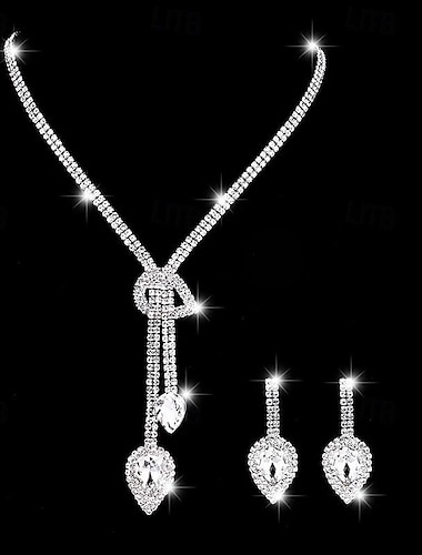  Jewelry Set For Women's Party Evening Gift Alloy Geometrical
