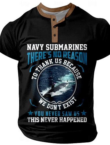  Marine-U-Boote 'Wir existieren nicht du hast uns nie gesehen das ist nie passiert' Herren Grafik Kurzarm T-Shirt Militärhumor