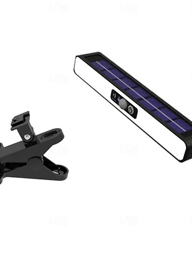  36 LED Solar Clip LED-Licht mit menschlichem Körpersensor, hell und einfach zu installieren, Clip-on-Wandleuchte mit Halterung zum Aufhängen im Außenbereich, Innenhof, Gartenbeleuchtung,