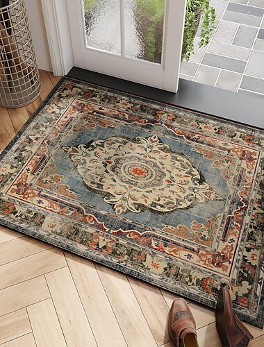  bohemien patroon deurmat keukenmat vloermat antislip tapijt oliebestendig tapijt binnen buiten mat slaapkamer decor badkamer mat entree tapijt