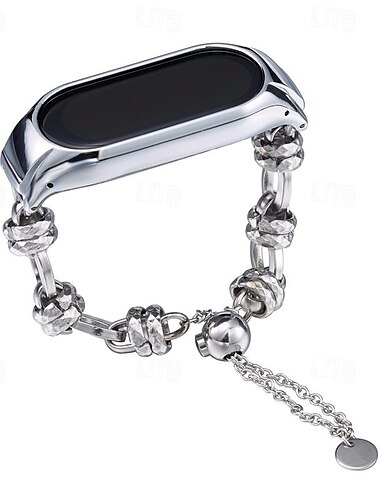  Smartwatch-Band Kompatibel mit Xiaomi Mi-Band 8 Mi Band 7 (NFC) Band 6/5 NFC Band 4/3 NFC Smartwatch Gurt mit Fall Geflochten Robust Schmuck Armband Ersatz Armband