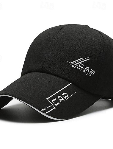  Bărbați Șapcă de baseball Palarie de soare Căciulă de camioner Bleumarin Roșu Amestec poliester / bumbac Modă Casual Stradă Zilnic Scrisă Ajustabile Cremă Cu Protecție Solară Respirabil