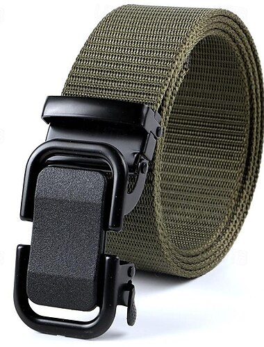  Herren Nylongürtel Outdoor-Gürtel Hüftgurt Schwarz Marineblau Nylon Einstellbar Schwerlast Glatt Outdoor Täglich