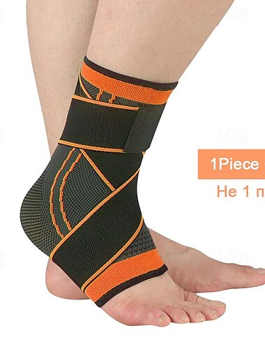  Knöchelbandage, Kompressionsmanschette zur Linderung von Achillessehnen-Plantarfasziitis, Fußbandage mit Knöchelstützgurt für Damen und Herren, Fersenschutzbandage gegen Schmerzen,