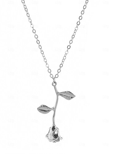 Halskette For Damen Hochzeit Partyabend Geschenk Aleación Blumen Blütenform
